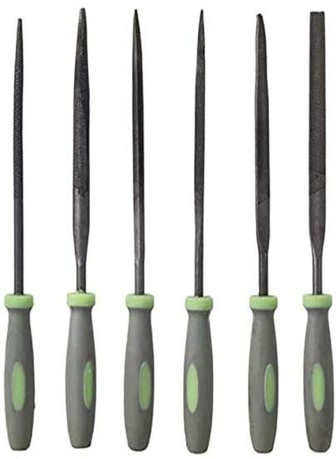 WULF 6-Piece Steel Needle File Set | Precision Hand Files for Shaping, Cutting & Smoothing Wood, Metal, Glass, Plastic & Jewelry | Durable Craft & DIY Tool Kit for Home & Professional Use - Image 4